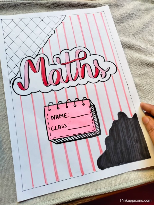 Math Project Front Page Design