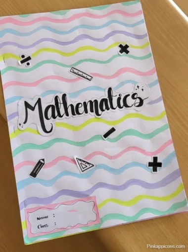 Maths Front Page Design Aesthetic