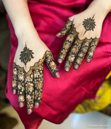 Mehndi Designs Easy A collection of easy mehndi designs for hands, showcasing intricate patterns and floral motifs on skin.