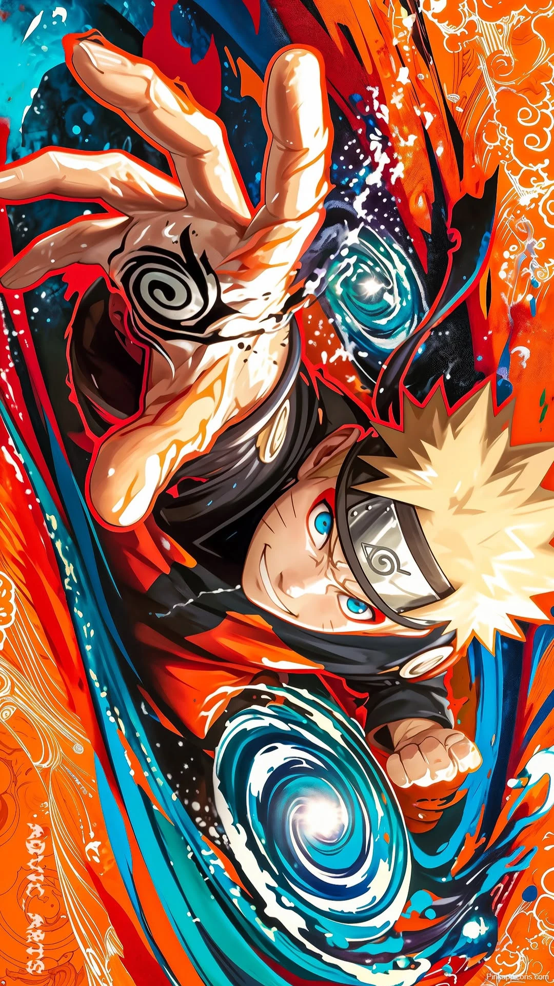 Naruto Uzumaki Spiral Wallpaper Powerful Anime Art Naruto Uzumaki Spiral Wallpaper Powerful Anime Art