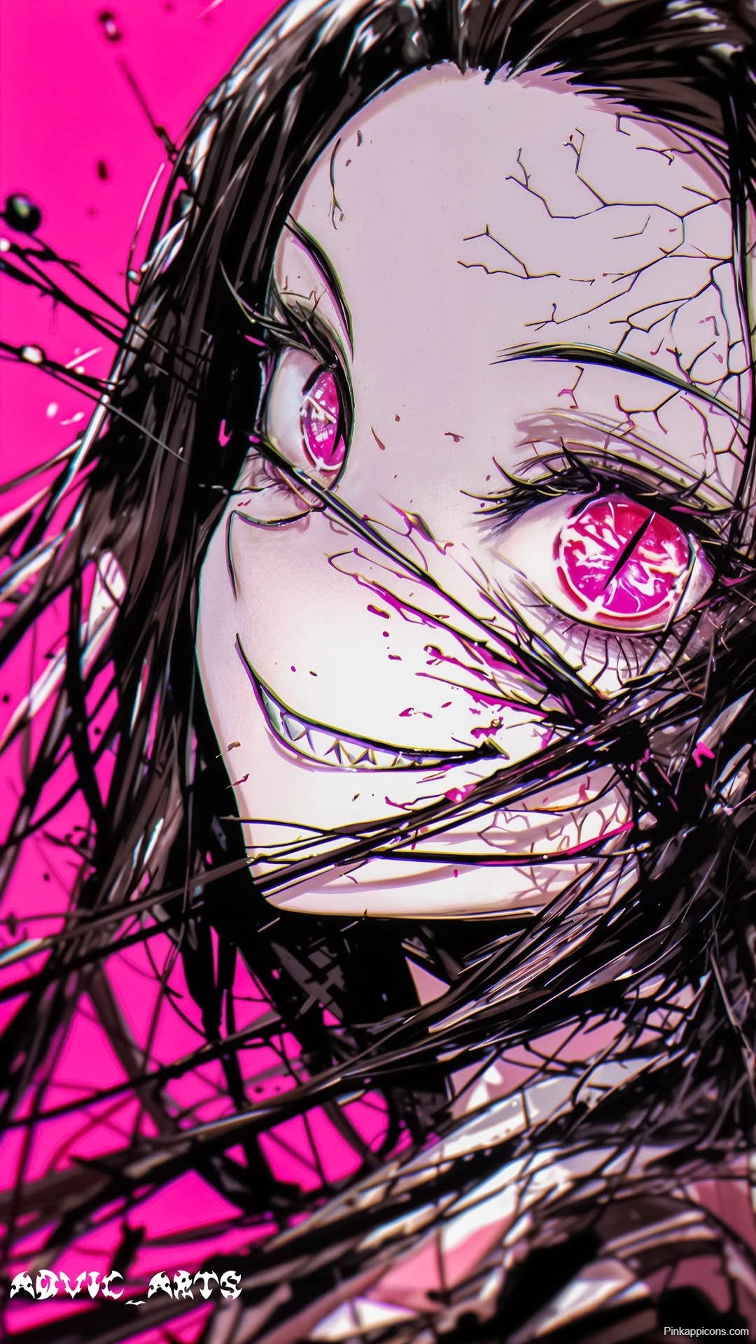 Nezuko Kamado Demon Wallpaper Intense Demon Slayer Look Nezuko Kamado Demon Wallpaper Intense Demon Slayer Look