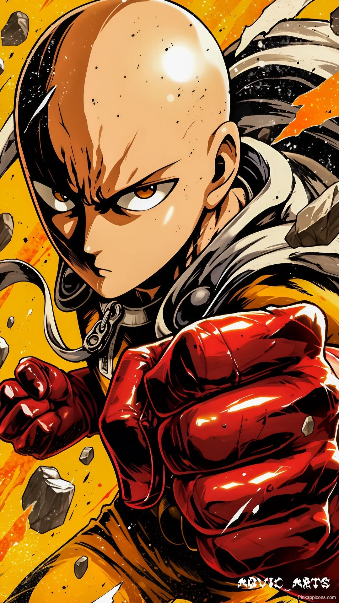Saitama Intense Punch Wallpaper One Punch Man Hero Saitama Intense Punch Wallpaper One-Punch Man Hero