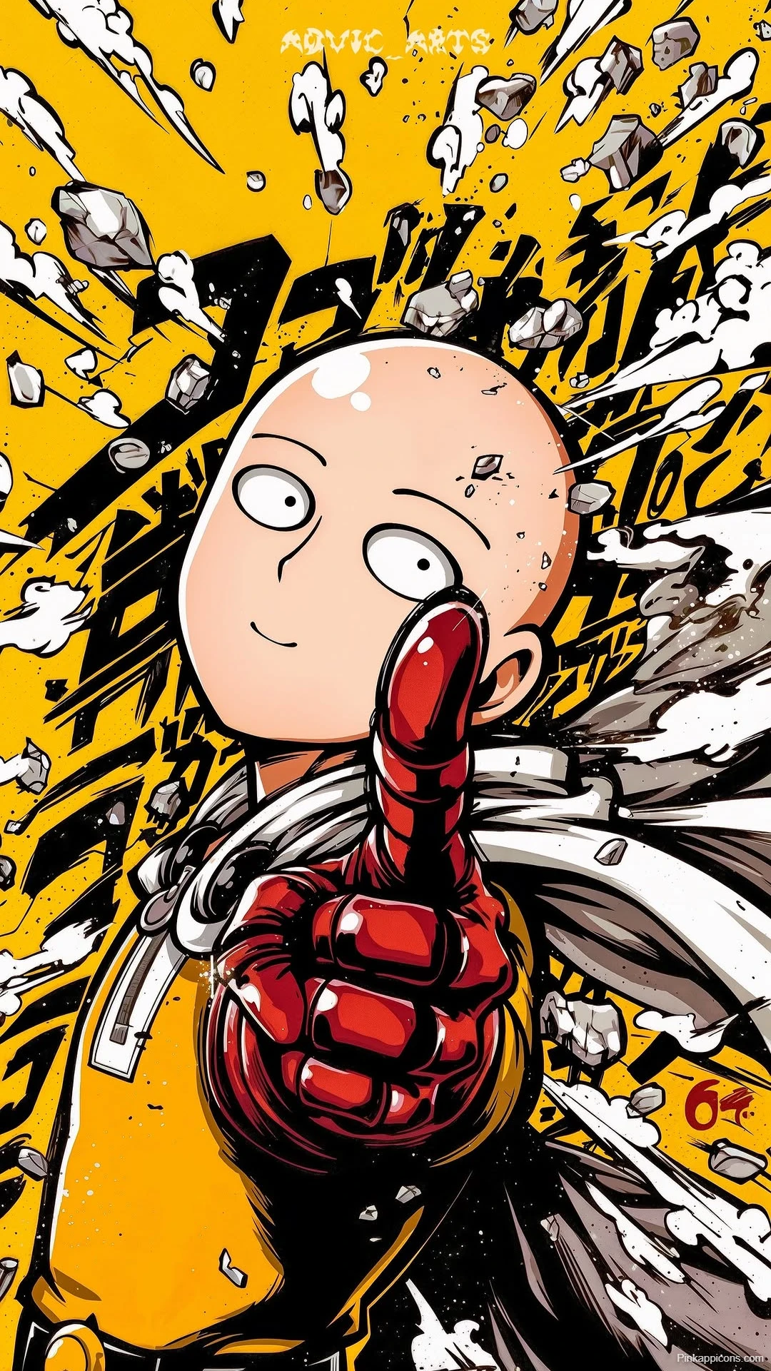 Saitama Thumbs Up Wallpaper One Punch Man Hero Approval Saitama Thumbs Up Wallpaper One-Punch Man Hero Approval