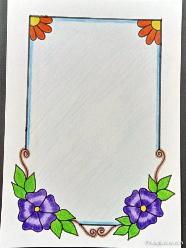 School Project Front Page Design Sample Simple