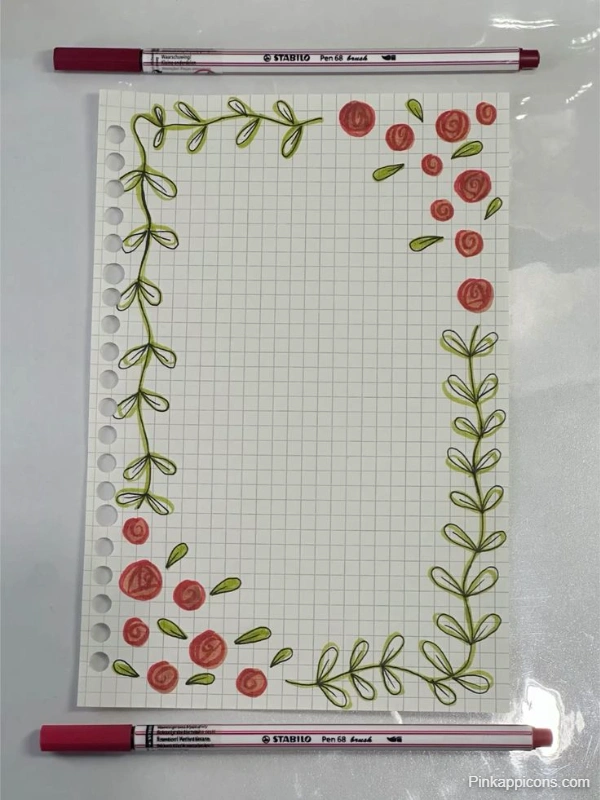 Simple Front Page Design for Project