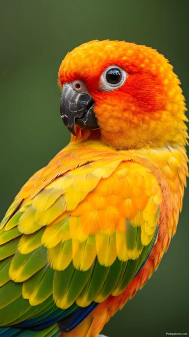 Sun Conure Wallpaper Beautiful Colorful Parrot
