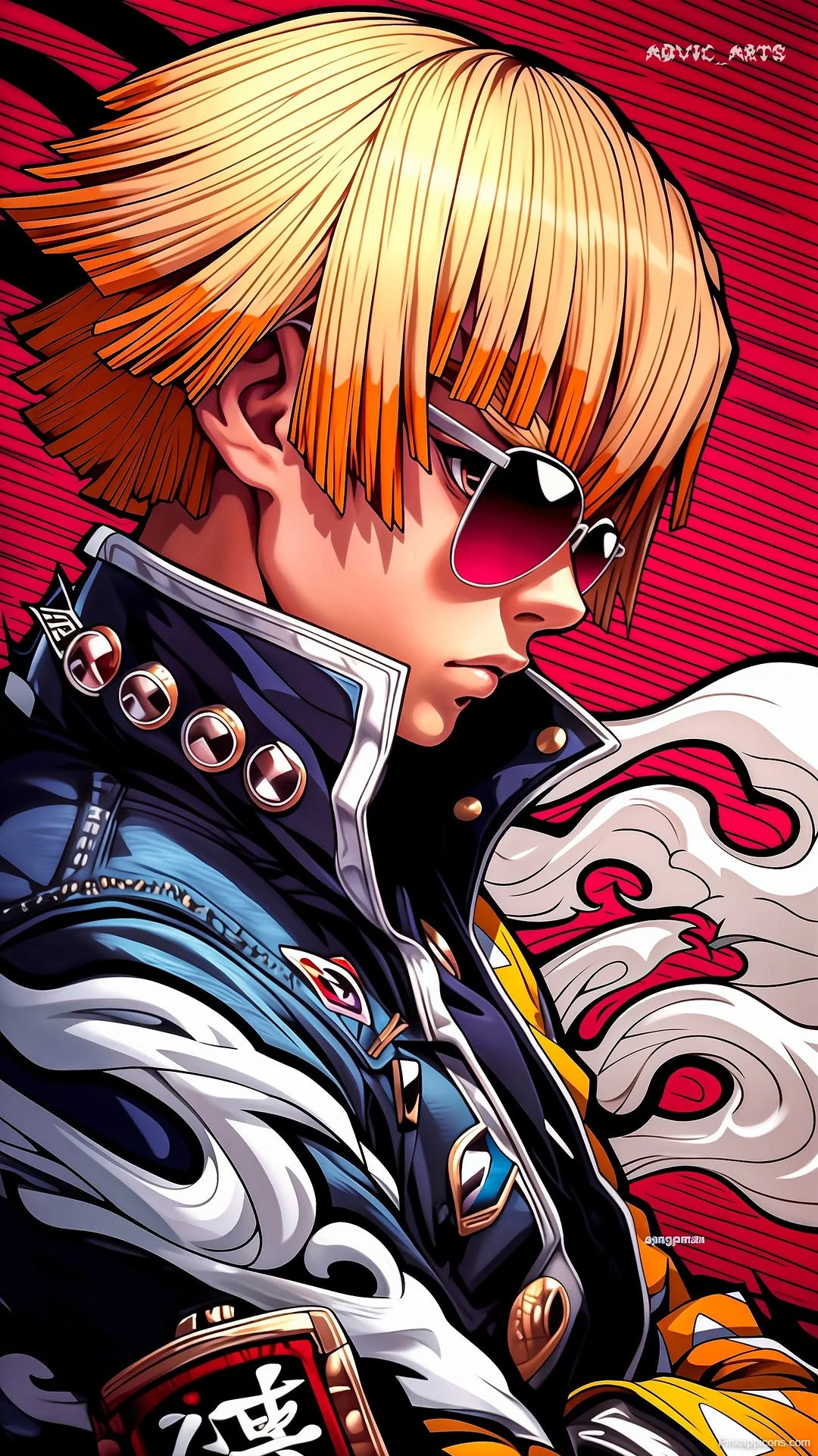 Zenitsu Agatsuma Stylish Wallpaper Cool Demon Slayer Zenitsu Agatsuma Stylish Wallpaper Cool Demon Slayer