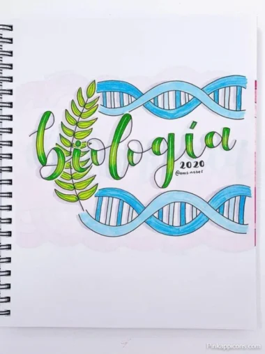 biology project front page design Front page design of a biology project featuring a DNA sketch by pinkappicons