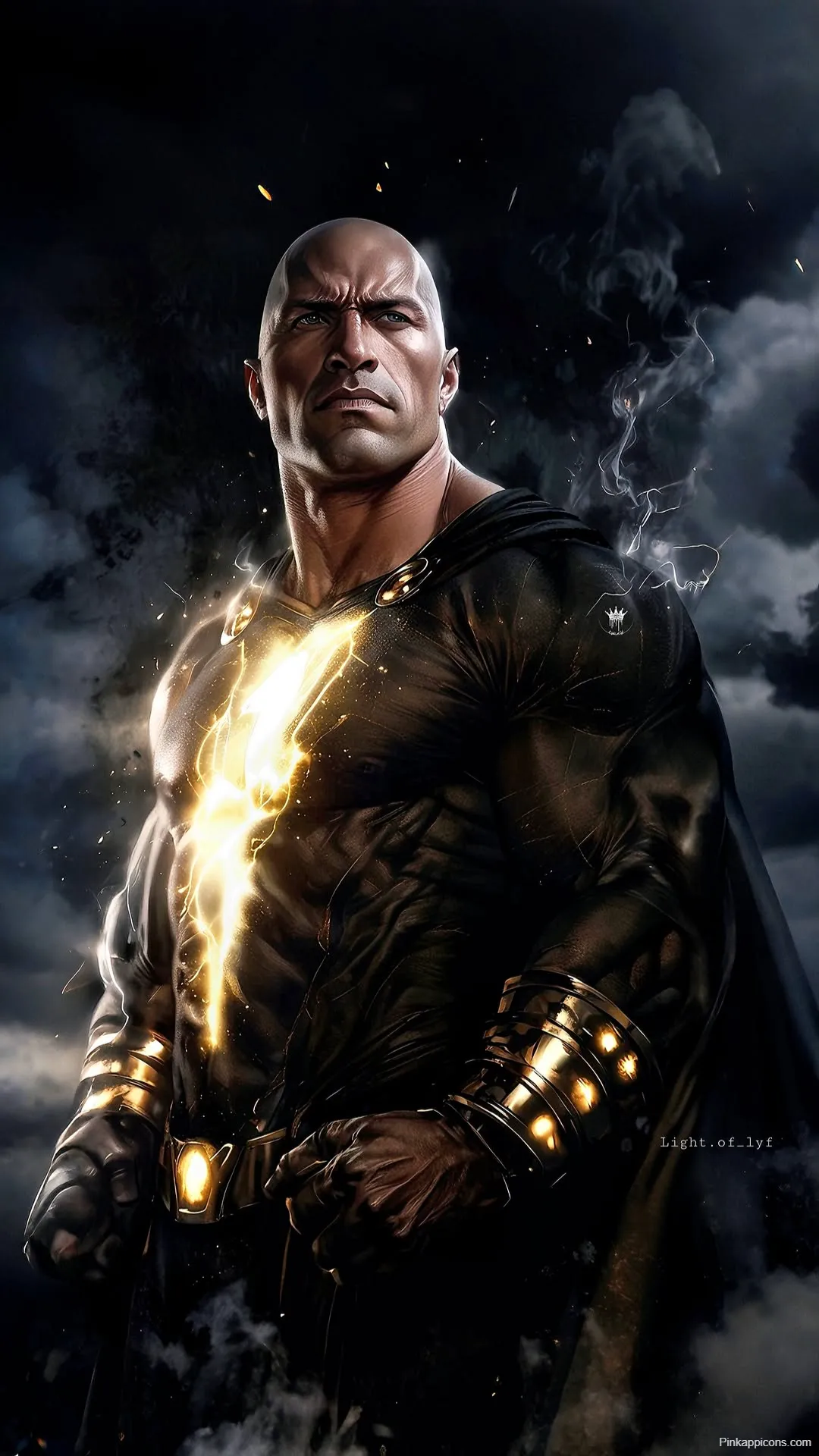 Black Adam Wallpaper Teth Adam with Lightning Power Black Adam Wallpaper Teth-Adam with Lightning Power