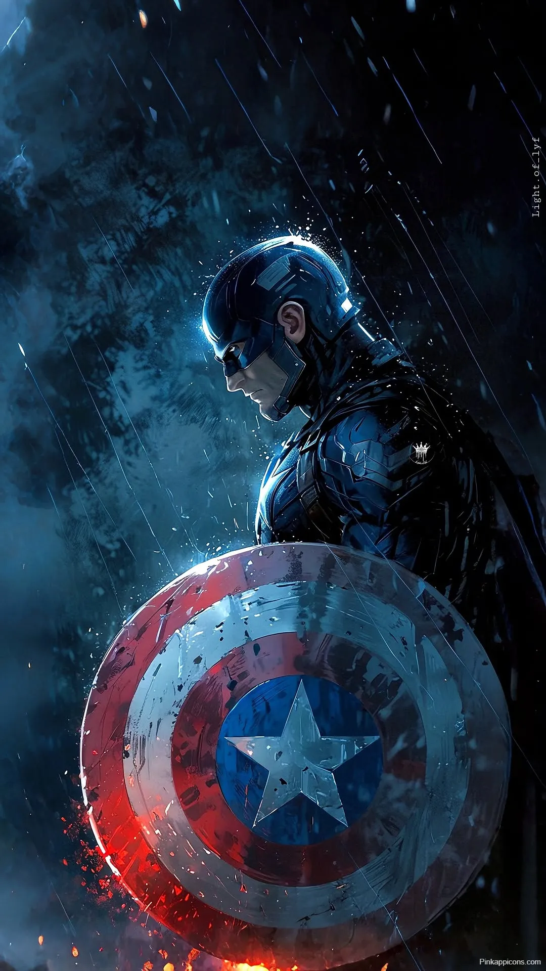 Captain America Wallpaper Steve Rogers with His Shield Captain America Wallpaper Steve Rogers with His Shield