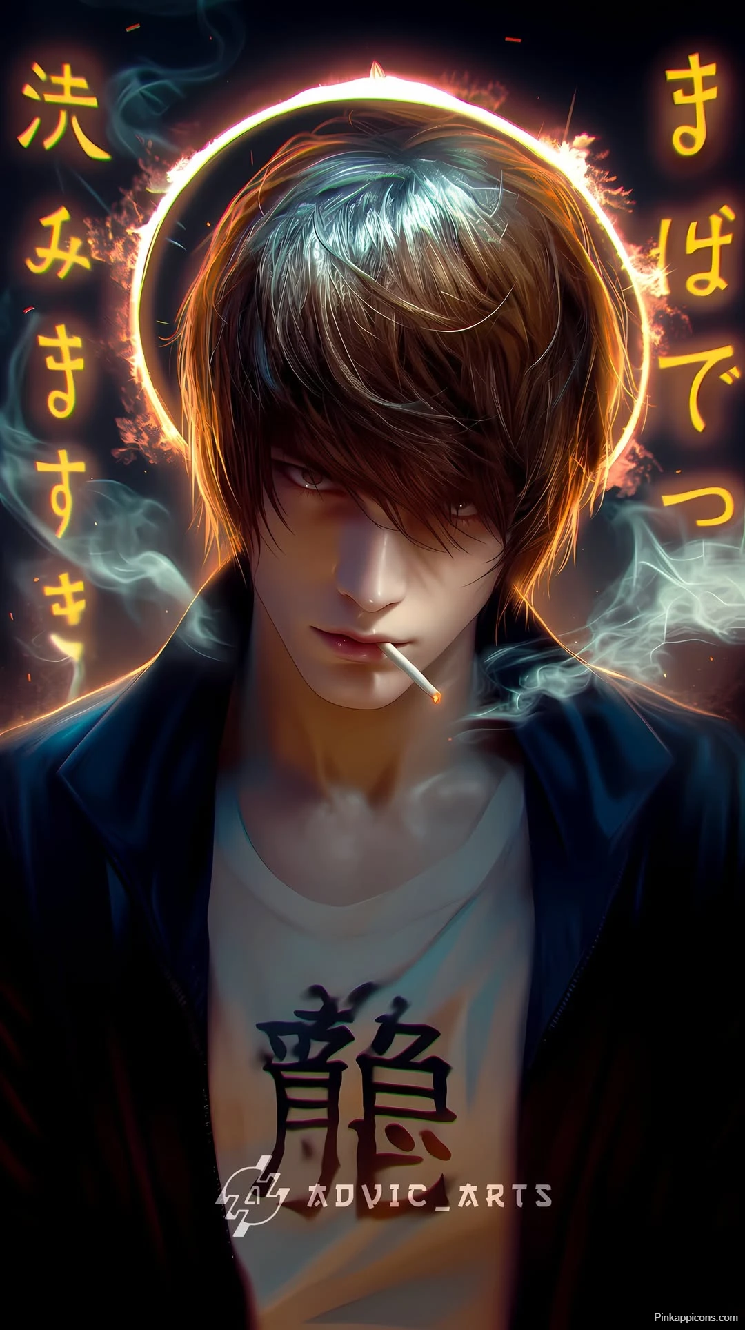 Cool Anime Boy Wallpaper Edgy Character with Cigarette Cool Anime Boy Wallpaper Edgy Character with Cigarette
