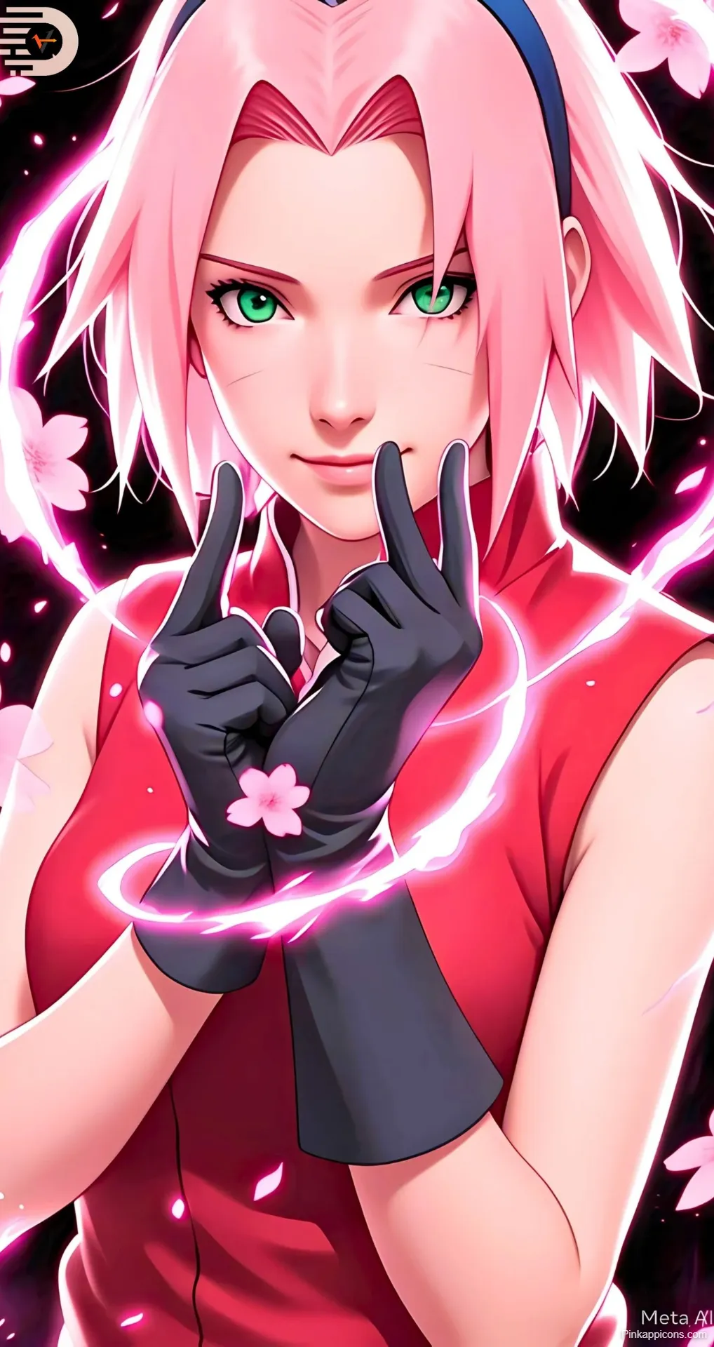 Cool Anime Wallpapers Gentle Sakura with Pink Flowers