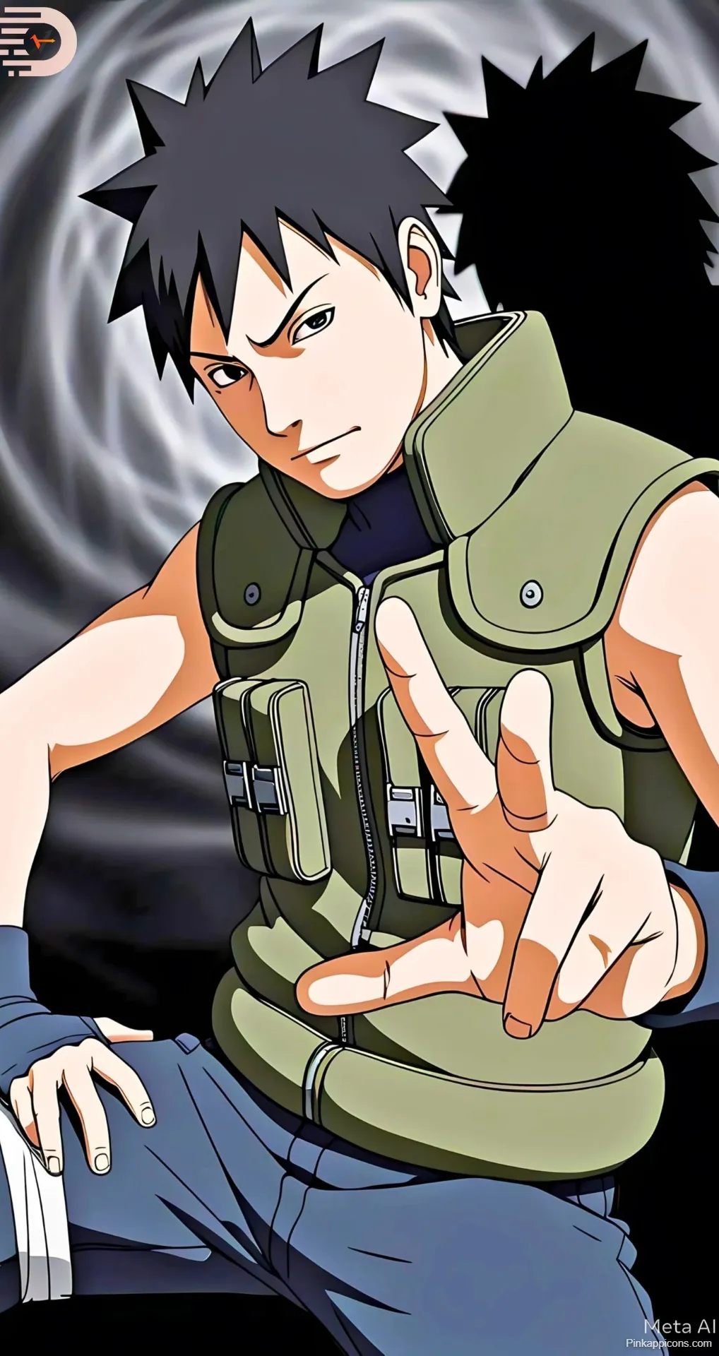 Cool Anime Wallpapers Thoughtful Shikamaru with Shadow Effect