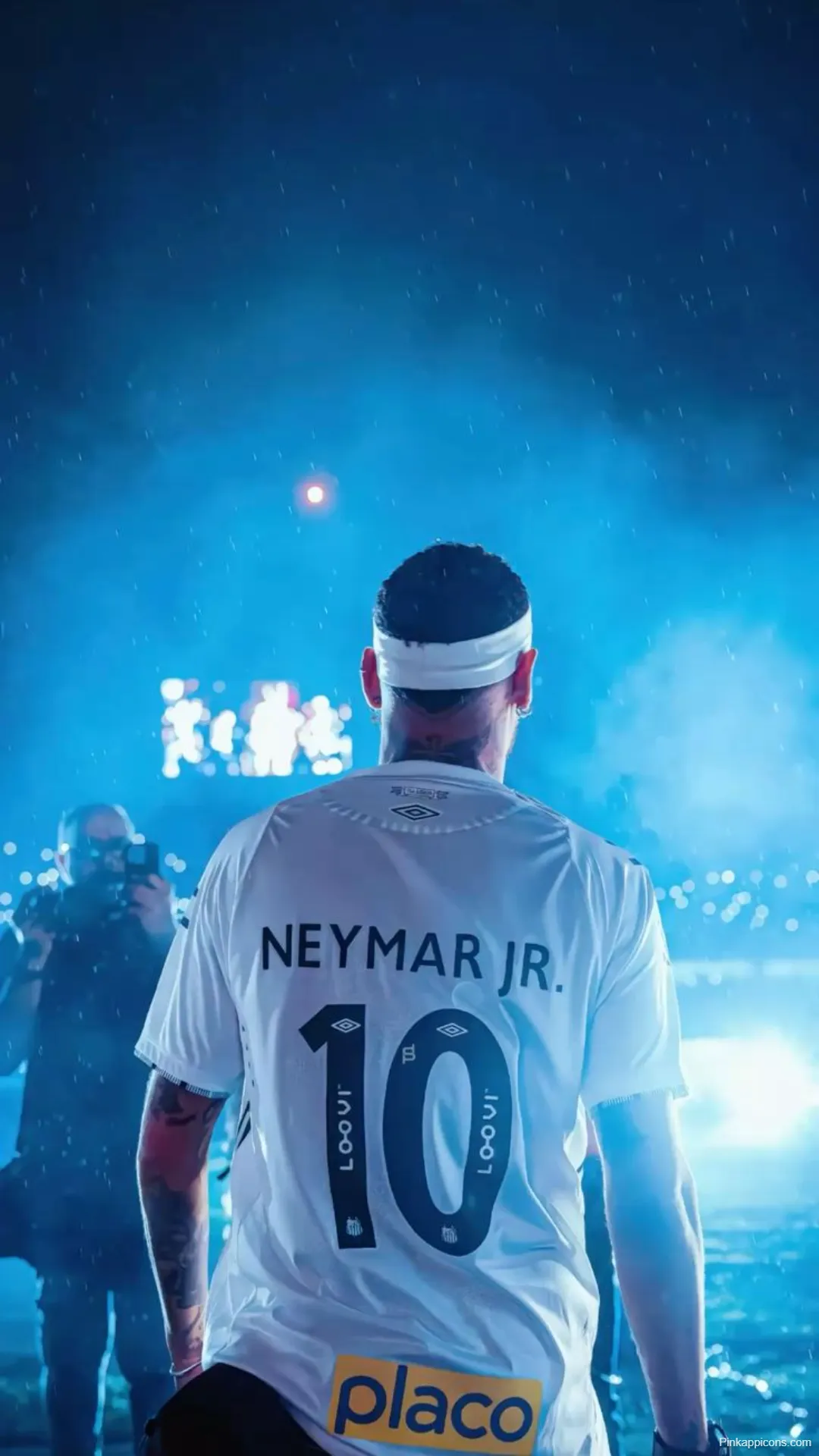 Cool Neymar Blue Night Wallpaper Facing Bright Stadium Cool Neymar Blue Night Wallpaper Facing Bright Stadium