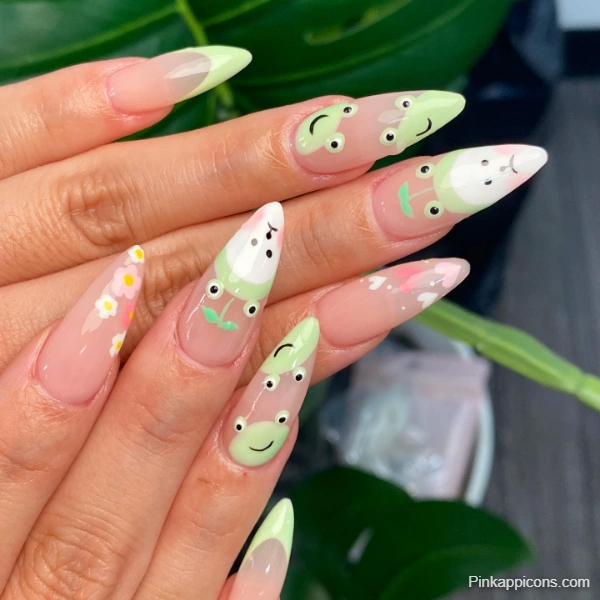 Cute Frog Nail Designs Adorable and Playful Nail Art Ideas