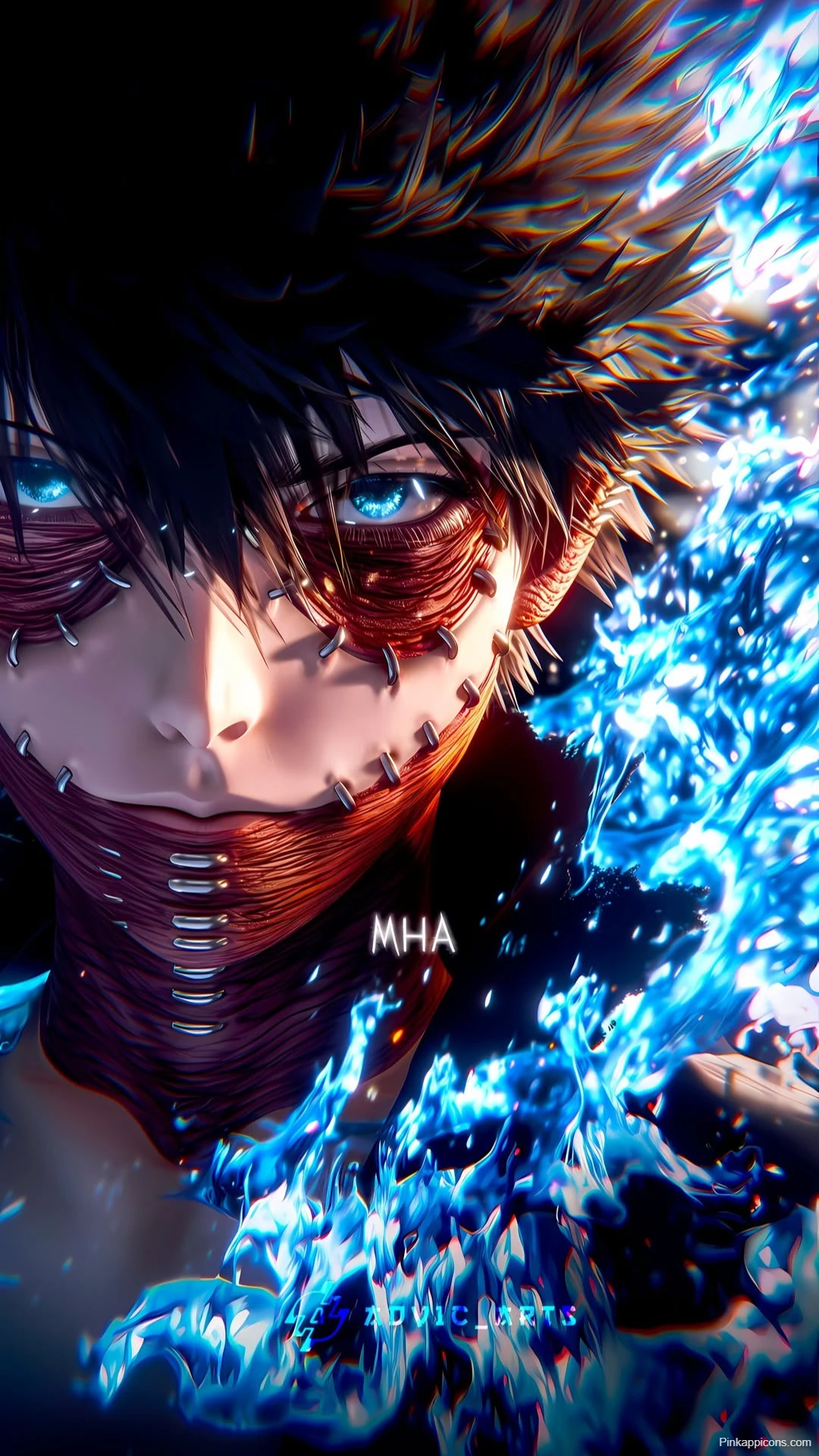 Dabi Blue Fire Wallpaper Intense My Hero Academia Villain Dabi Blue Fire Wallpaper Intense My Hero Academia Villain