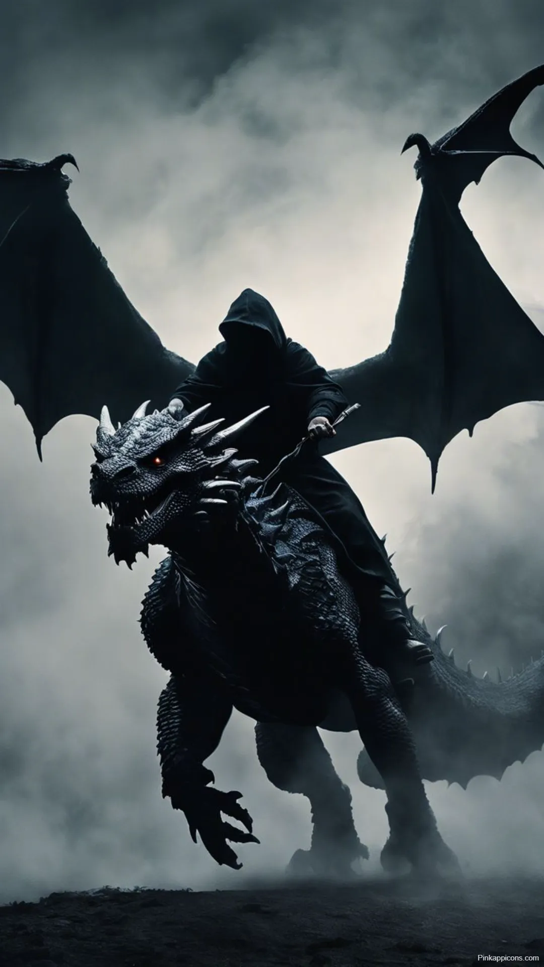 Dragon Wallpapers Dark Dragon with Red Eyes and Rider Dragon Wallpapers Dark Dragon with Red Eyes and Rider