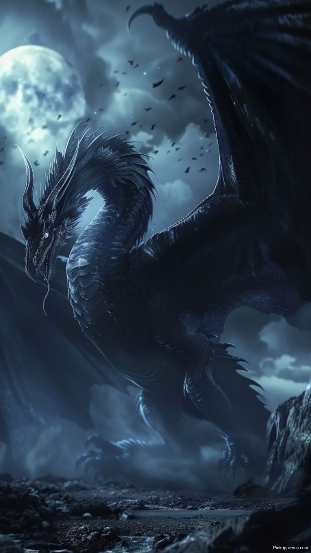 Dragon Wallpapers Powerful Black Dragon Dragon Wallpapers Powerful Black Dragon