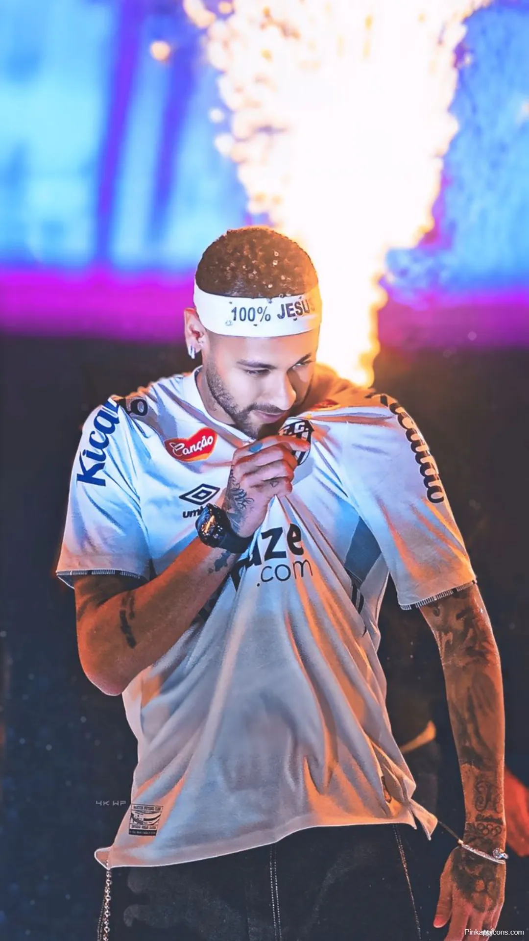 Dramatic Neymar Celebration Wallpaper Lights and Headband Dramatic Neymar Celebration Wallpaper Lights and Headband