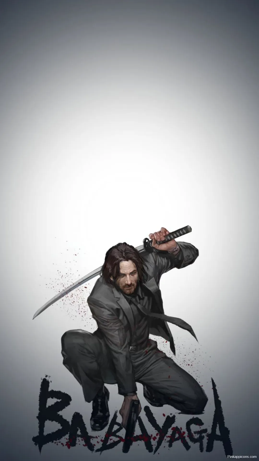Dynamic John Wick Wallpaper Baba Yaga with Katana