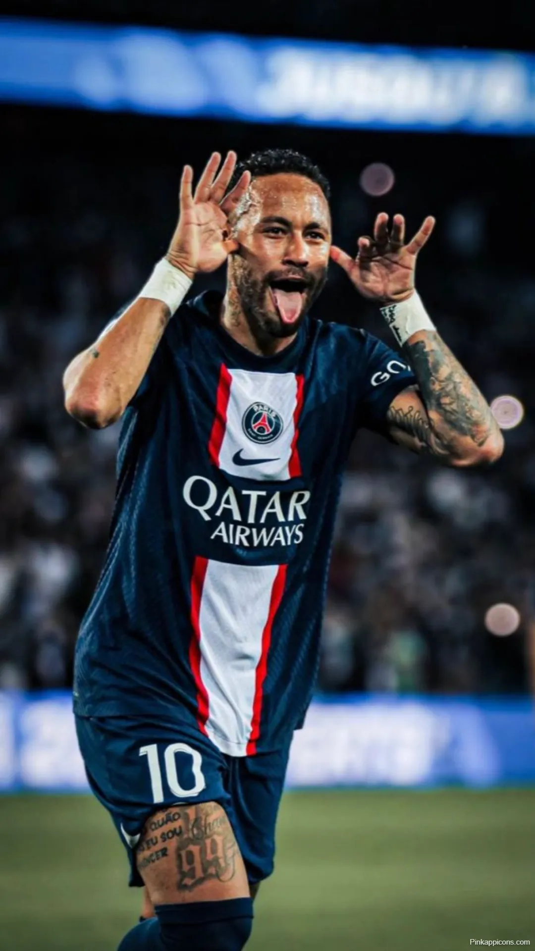 Funny Neymar PSG Wallpaper Playful Celebration Face Funny Neymar PSG Wallpaper Playful Celebration Face