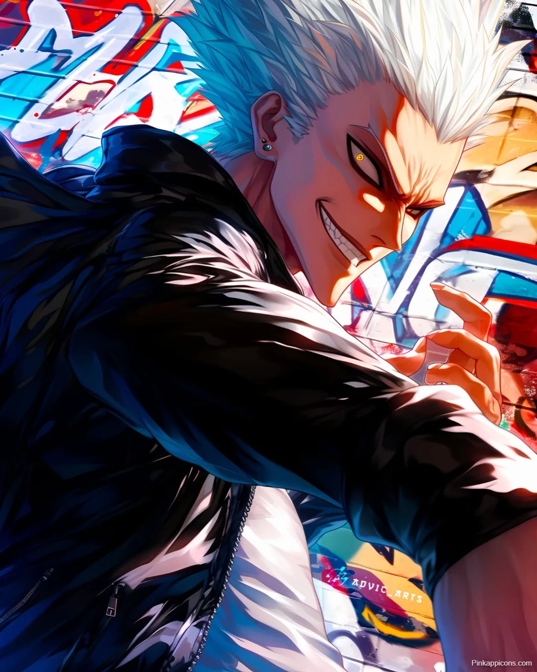 Garou Smiling Wallpaper One Punch Man Villain Intense Garou Smiling Wallpaper One Punch Man Villain Intense