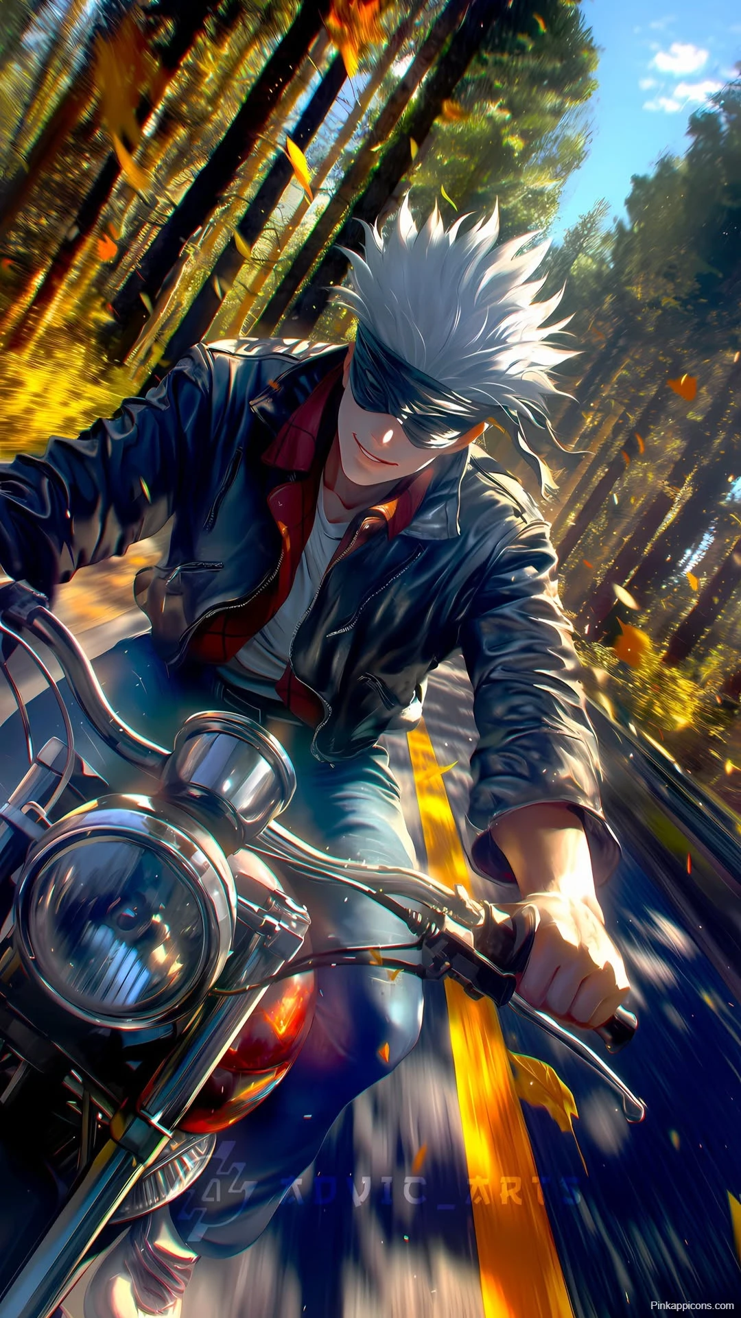 Gojo Satoru Motorcycle Wallpaper Jujutsu Kaisen Speed Gojo Satoru Motorcycle Wallpaper Jujutsu Kaisen Speed