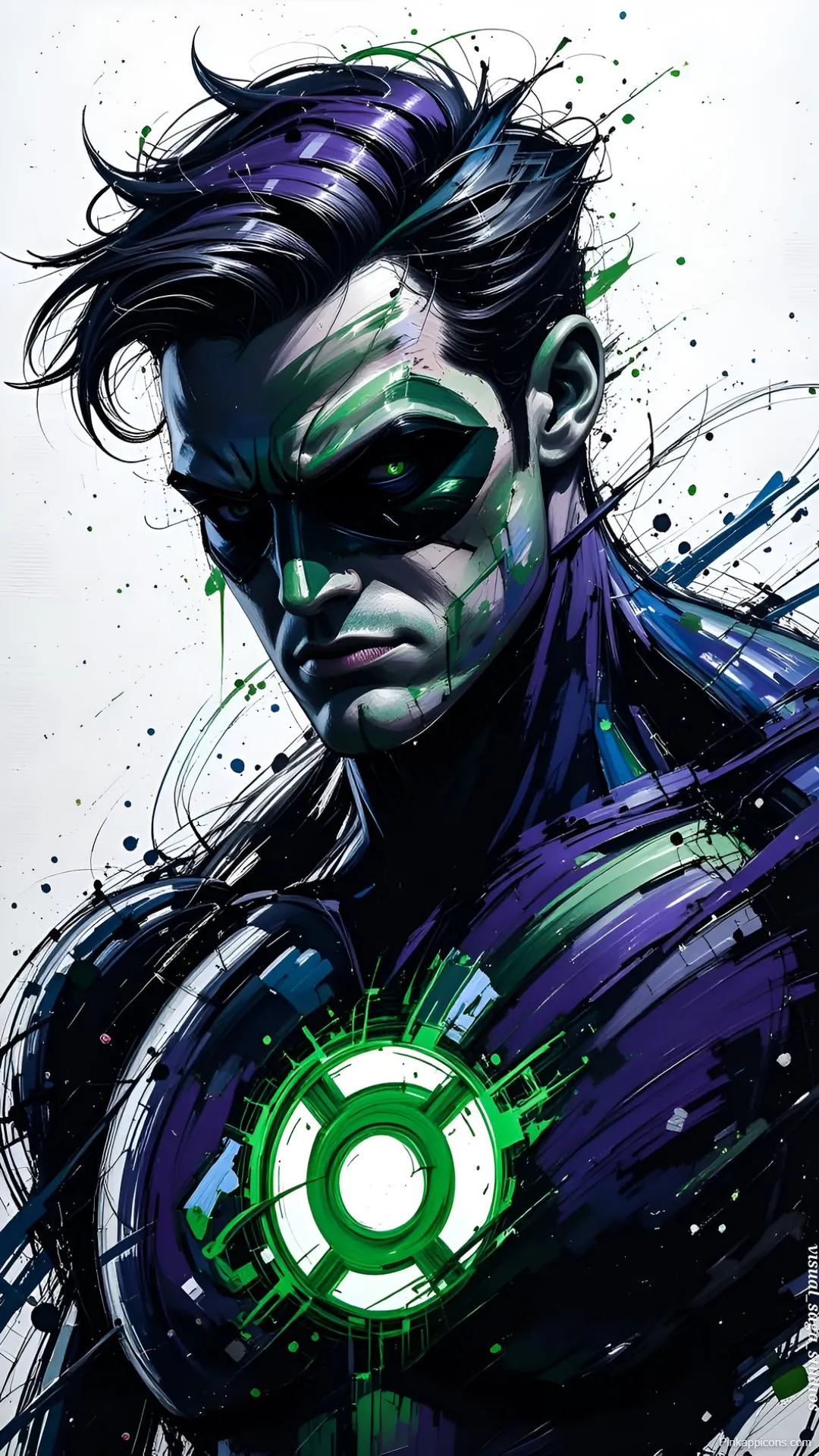 Green Lantern Wallpaper Hal Jordans Intense Gaze Green Lantern Wallpaper Hal Jordan’s Intense Gaze