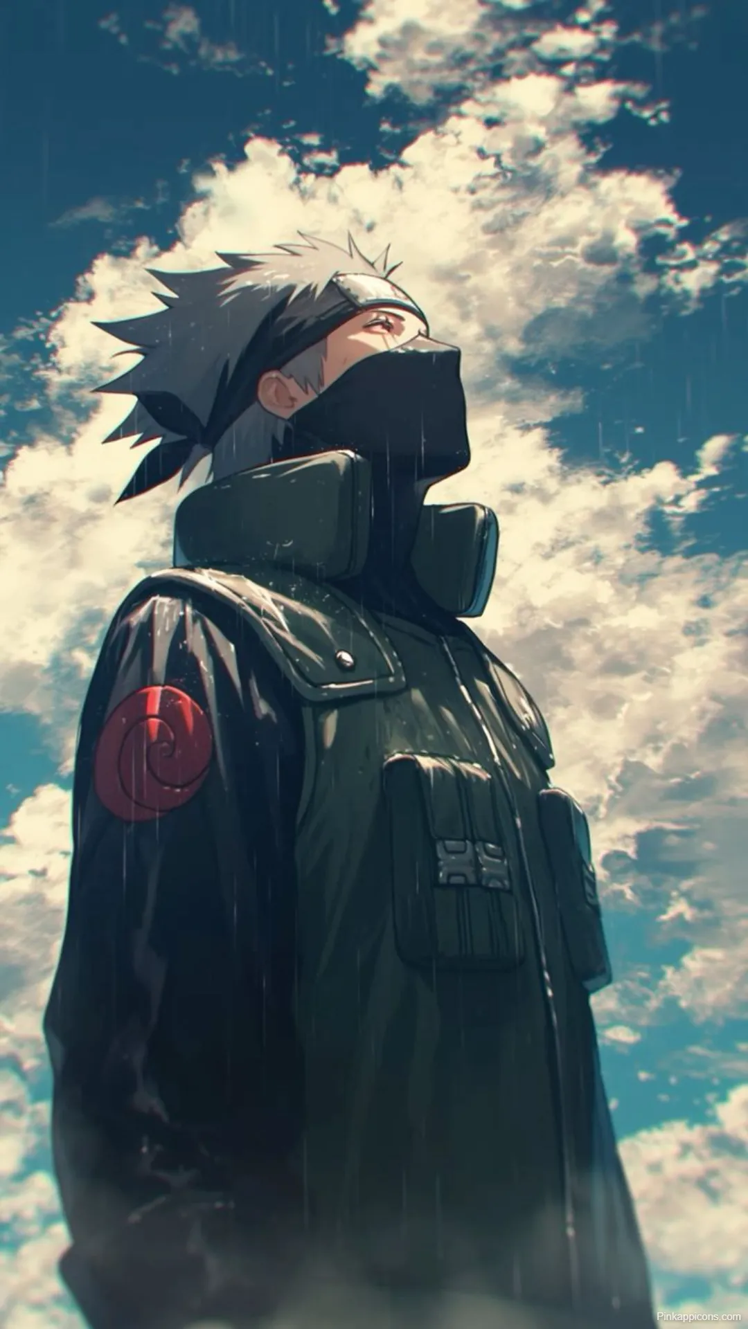 Hatake Kakashi Wallpapers Masked Ninja Under Cloudy Sky