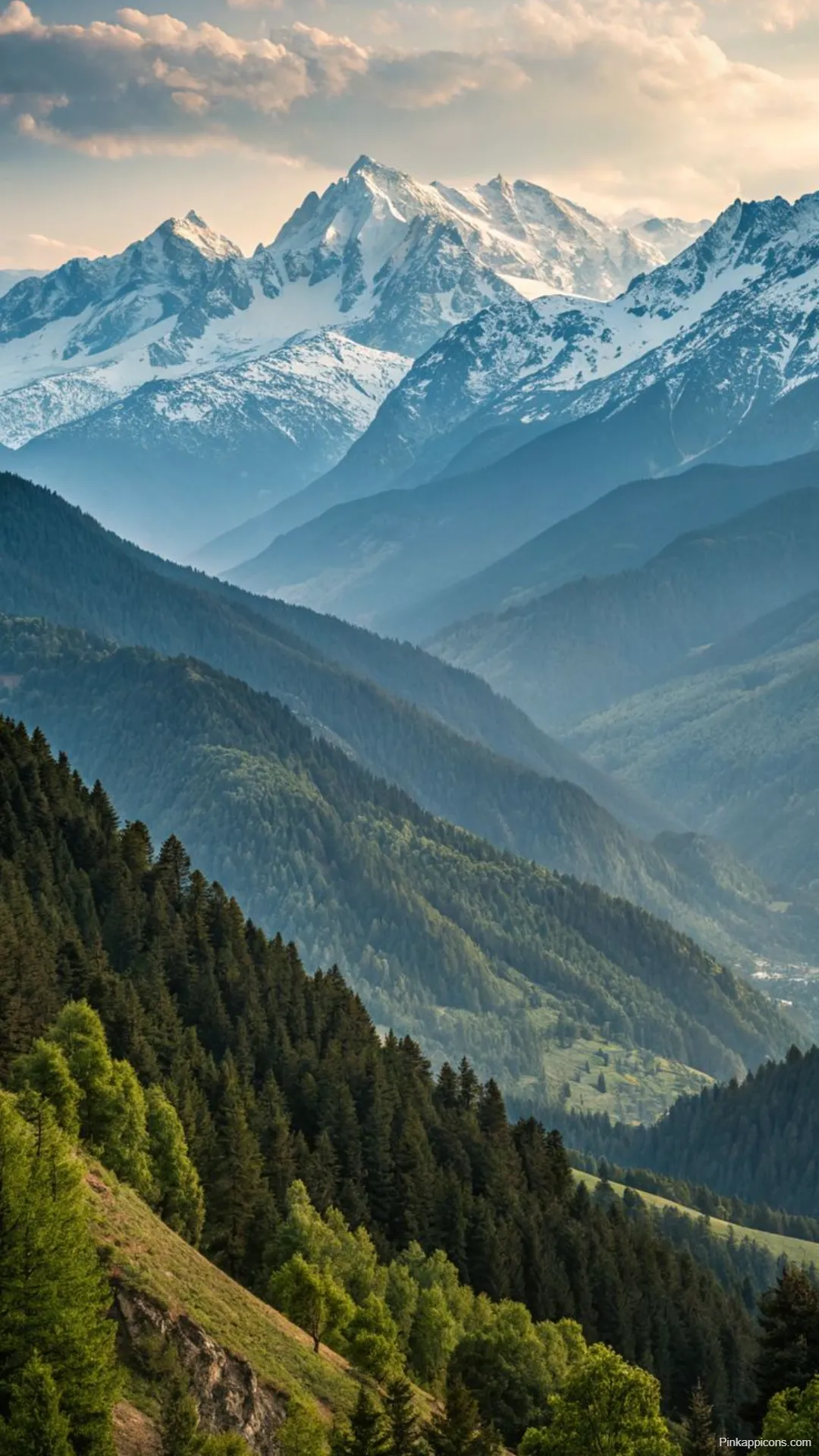 Himalayan Mountain Wallpapers Stunning Layers of Peaks and Valleys