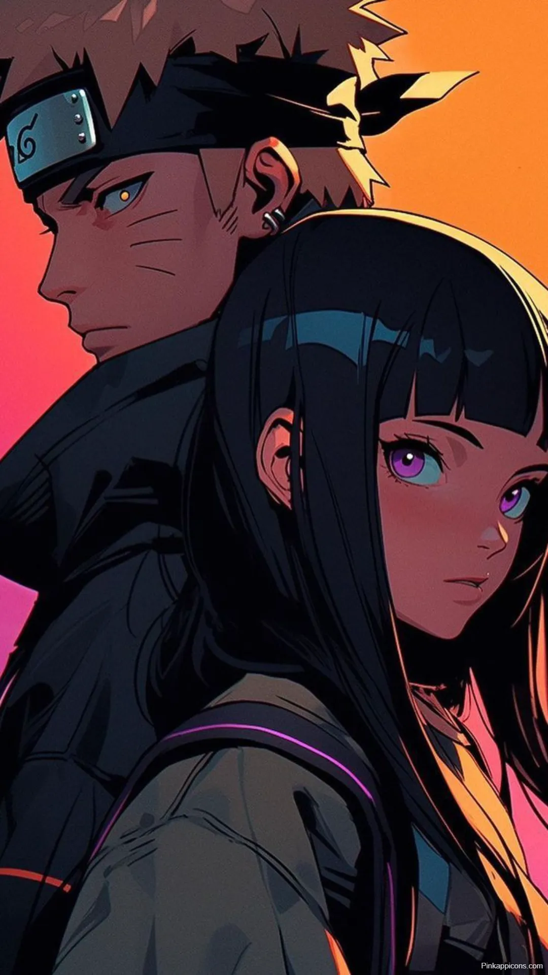 Hinata Naruto Wallpapers Focused Gaze of Naruto and Hinata