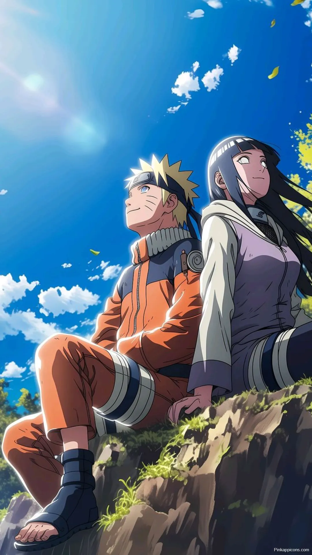 Hinata Naruto Wallpapers Naruto and Hinata Gazing at the Sky