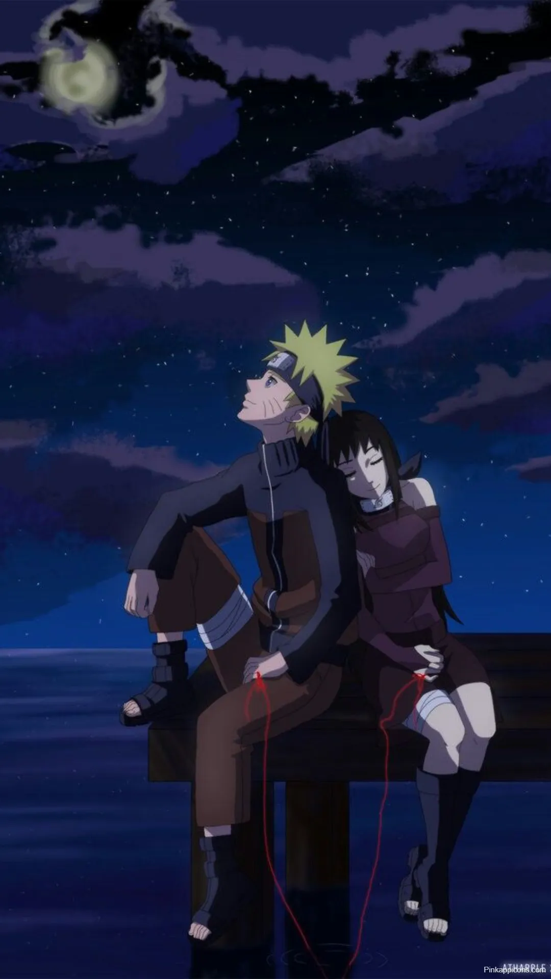 Hinata Naruto Wallpapers Naruto and Hinata Under the Stars