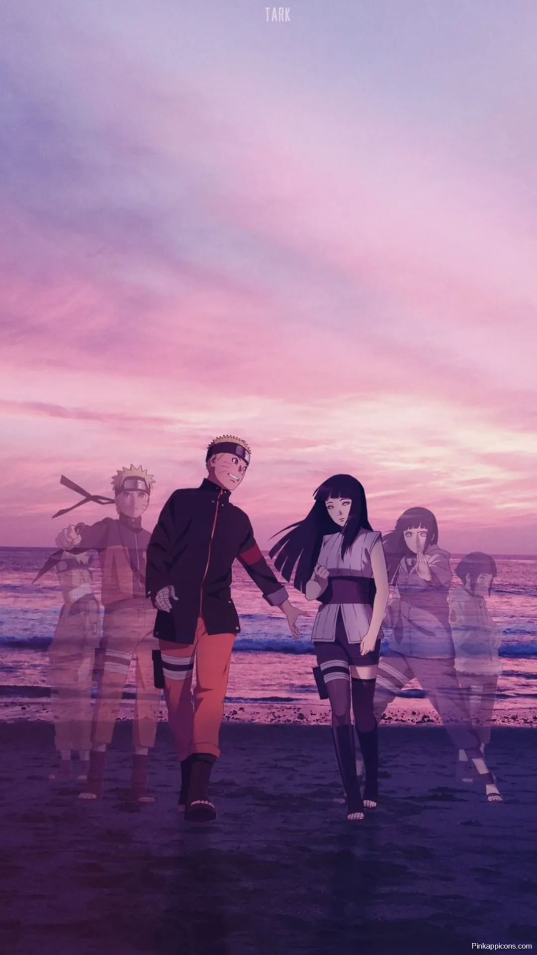 Hinata Naruto Wallpapers Walking Hand-in-Hand with Past Memories