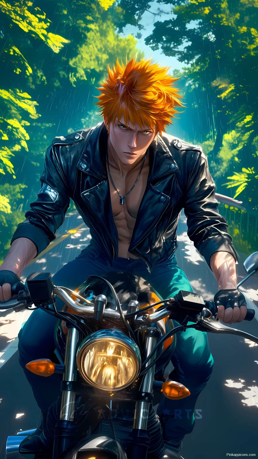 Ichigo Kurosaki Motorcycle Wallpaper Bleach Speed Ride Ichigo Kurosaki Motorcycle Wallpaper Bleach Speed Ride