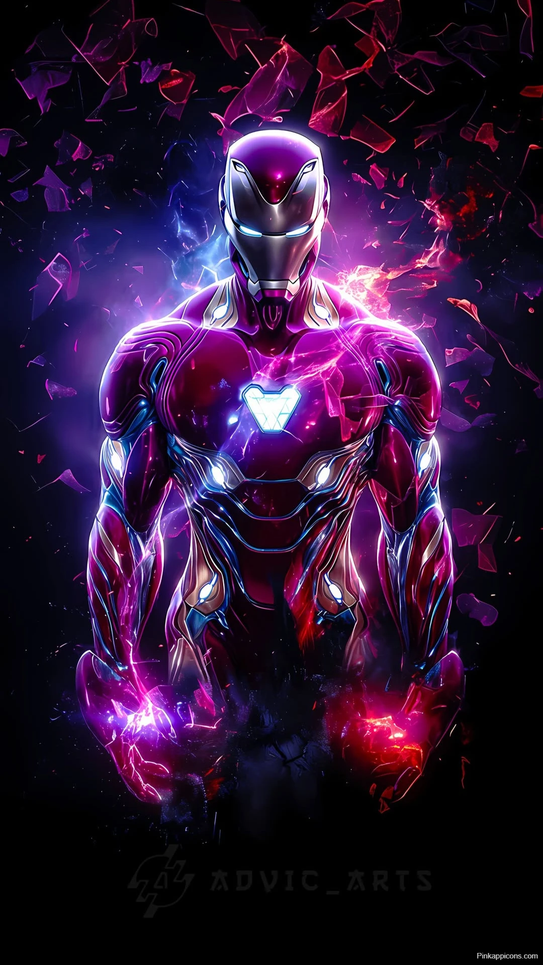 Iron Man Glowing Armor Wallpaper Powerful Avenger Iron Man Glowing Armor Wallpaper Powerful Avenger