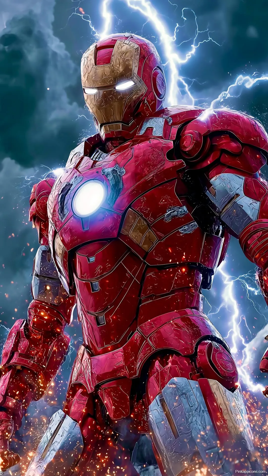 Iron Man Power Wallpaper Tony Stark Surrounded by Energy Iron Man Power Wallpaper Tony Stark Surrounded by Energy