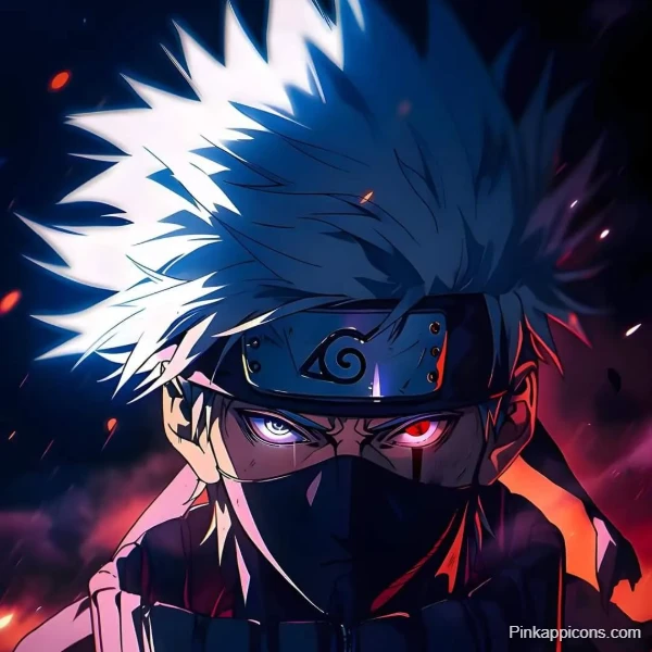 Kakashi Naruto Wallpaper Dual Sharingan and Byakugan Eyes