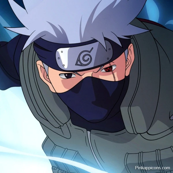 Kakashi Naruto Wallpaper Sharingan Eye and Lightning Blade