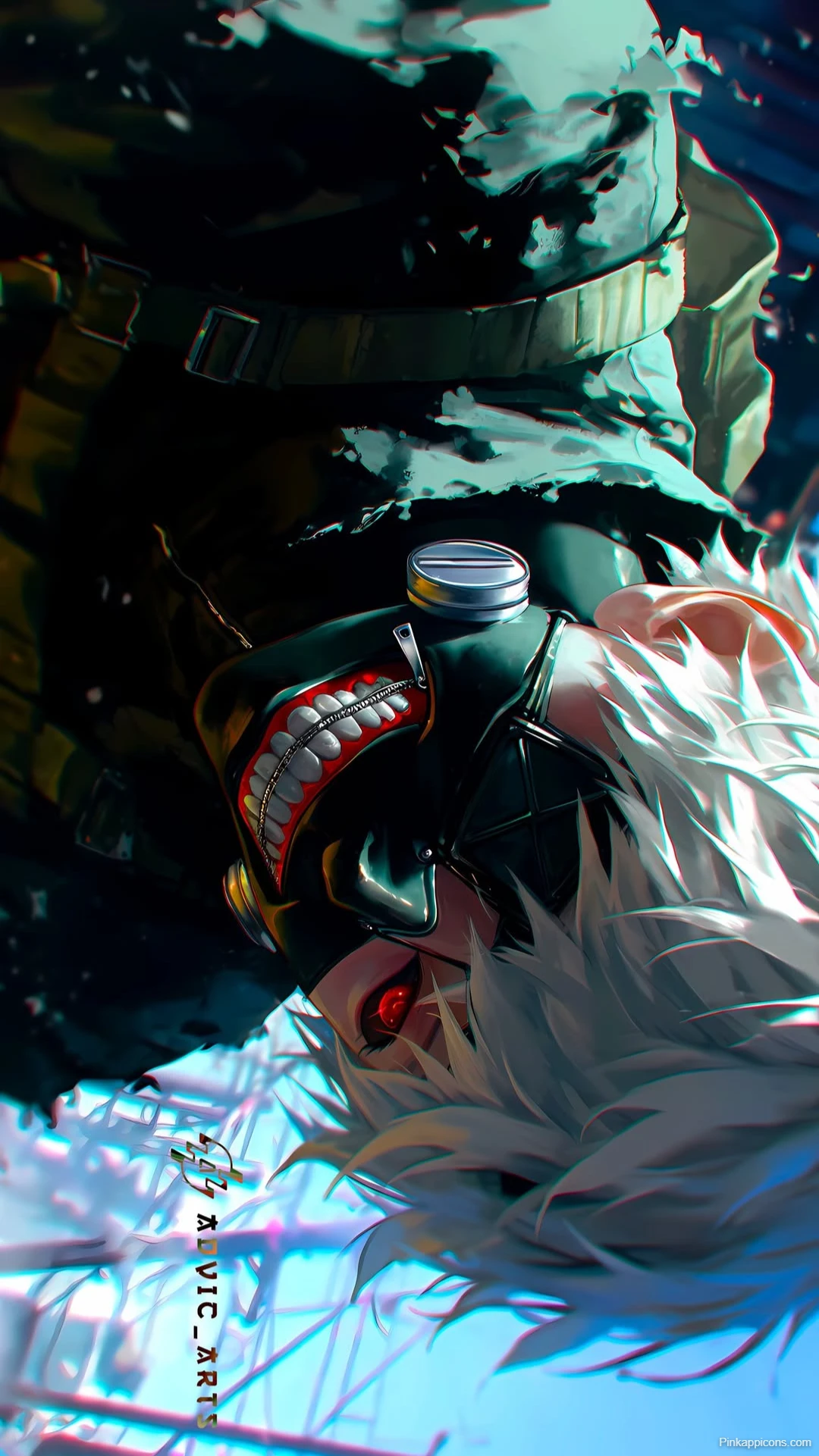 Ken Kaneki Mask Wallpaper Intense Tokyo Ghoul Close Up Ken Kaneki Mask Wallpaper Intense Tokyo Ghoul Close Up