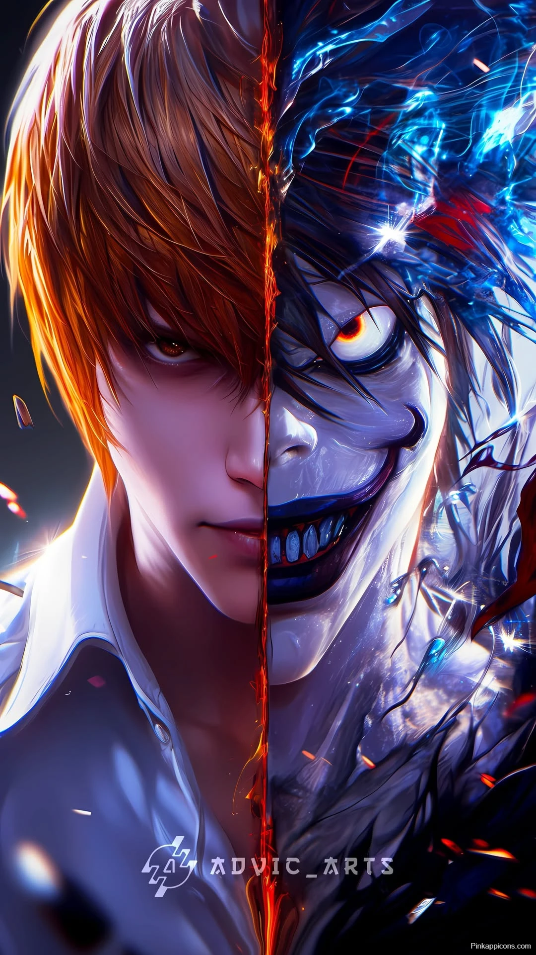 Light and Ryuk Wallpaper Intense Death Note Duo Light and Ryuk Wallpaper Intense Death Note Duo