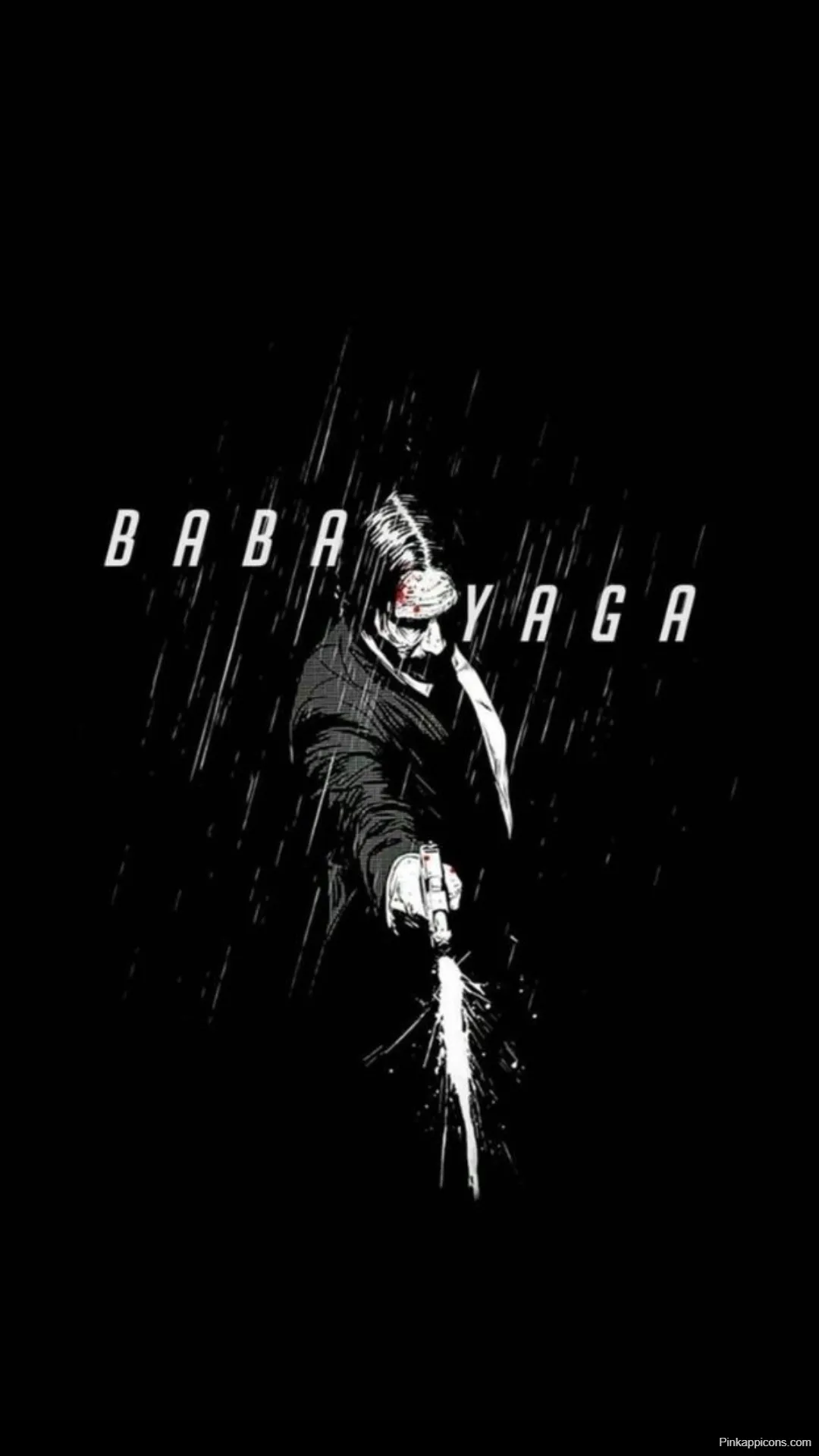 Minimalist John Wick Wallpaper Baba Yaga Knife