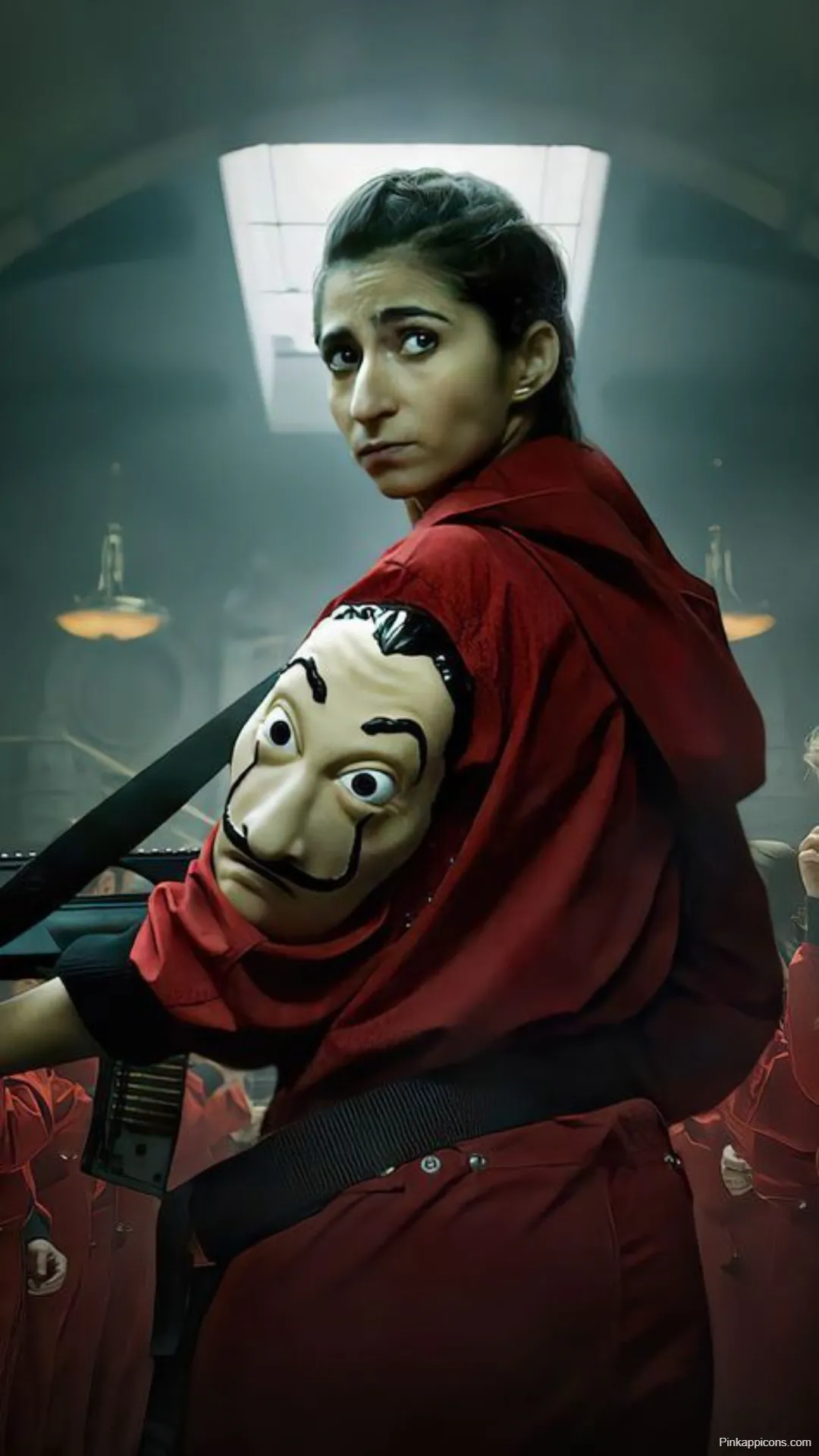 Money Heist Wallpapers Nairobis Fierce Gaze with Dali Mask HD Money Heist Wallpapers Nairobi’s Fierce Gaze with Dalí Mask HD