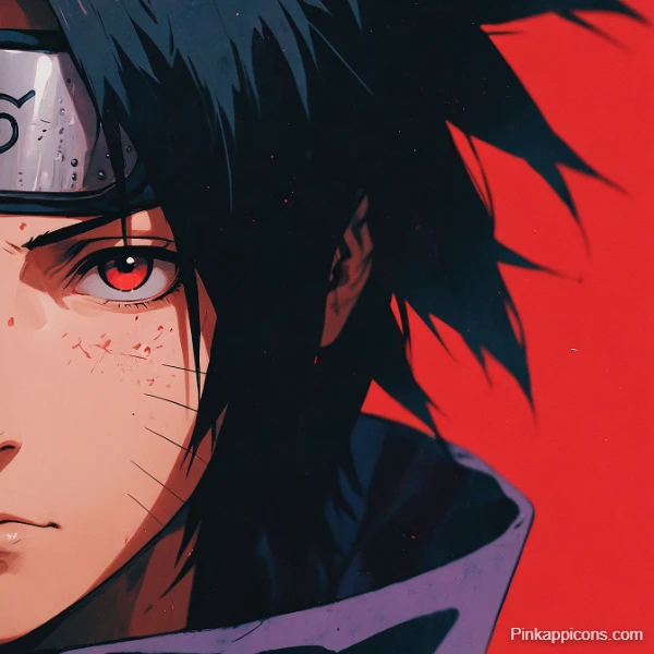 Sasuke Naruto Wallpaper Uchiha Sasuke with Sharingan Eye Close-Up