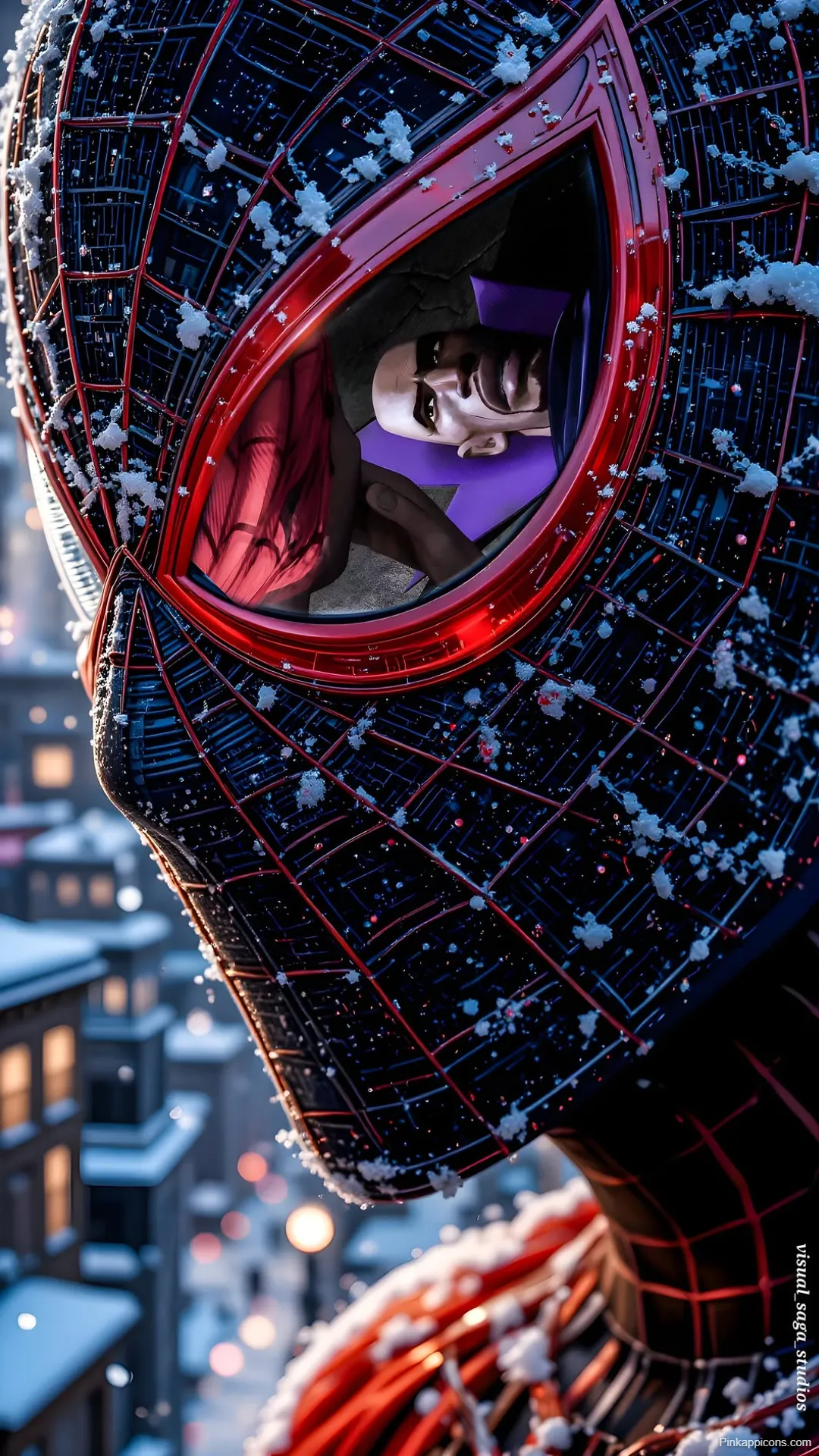 Spider Verse Wallpaper Miles and Gwens Connection Spider-Verse Wallpaper Miles and Gwen’s Connection