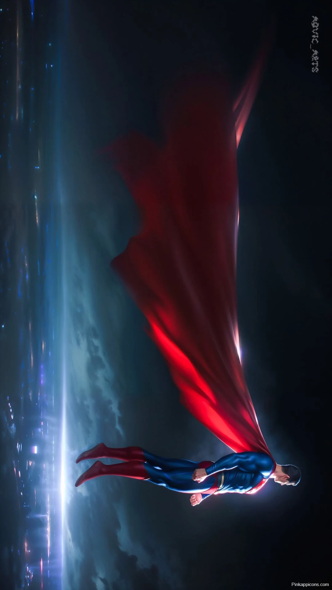 Superman Flying City Wallpaper Man of Steel Night Flight Superman Flying City Wallpaper Man of Steel Night Flight