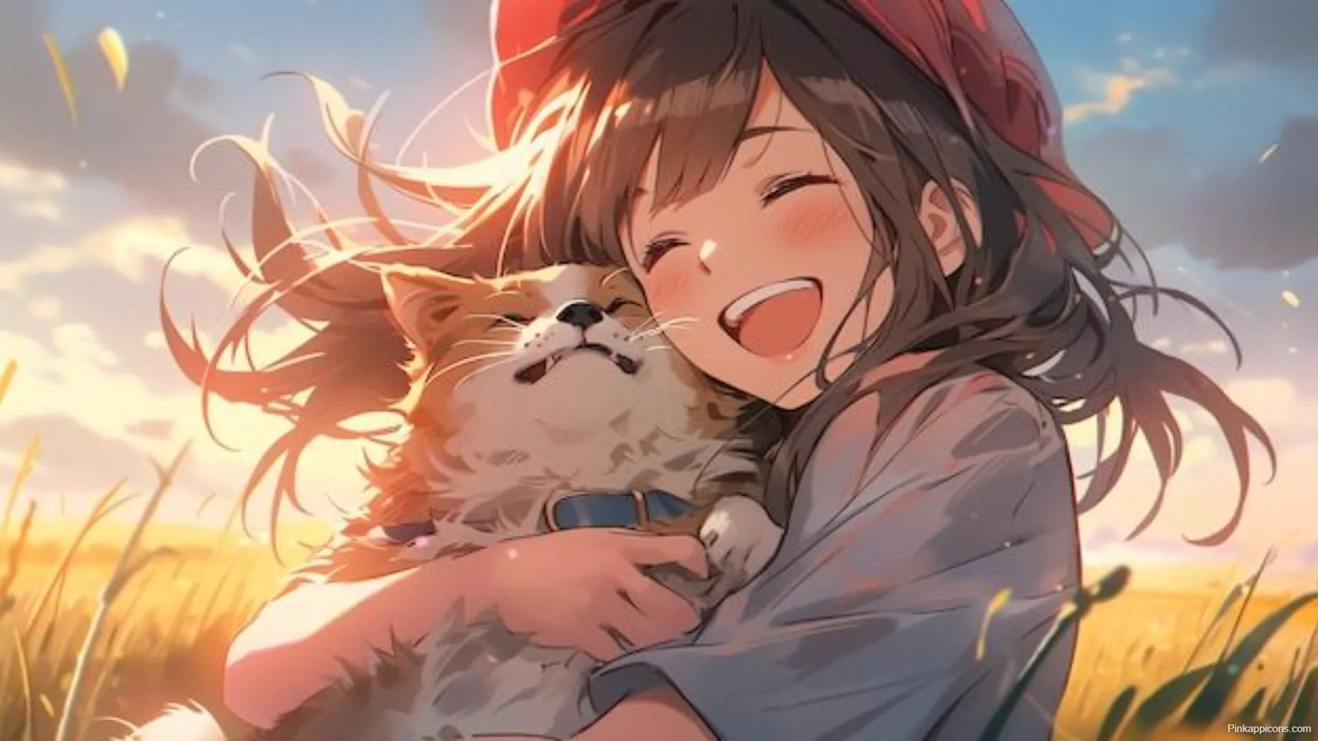 Aesthetic Anime Girl Pet Laptop Wallpapers Happy Sunny Day Art HD Aesthetic Anime Girl & Pet Laptop-Wallpapers Happy Sunny Day Art HD