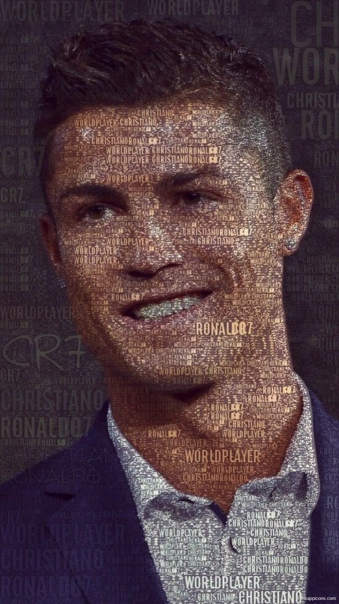 Artistic Typography Ronaldo Wallpapers CR7 Text Portrait HD Artistic Typography Ronaldo-Wallpapers CR7 Text Portrait HD