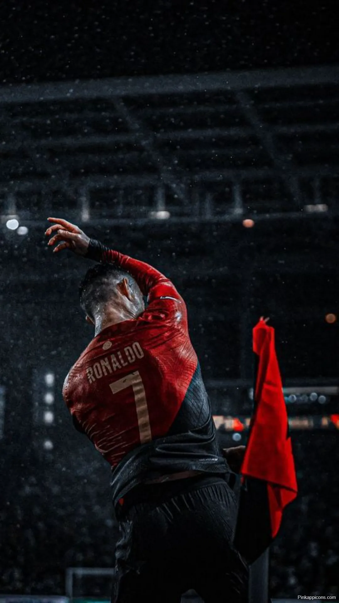 Atmospheric Ronaldo Wallpapers CR7 Celebrating in the Rain Man Utd Atmospheric Ronaldo-Wallpapers CR7 Celebrating in the Rain (Man Utd)