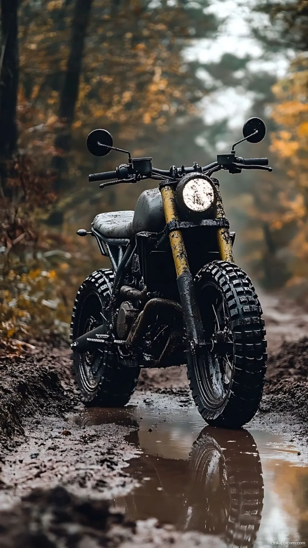 Badass Muddy Scrambler Rugged Off Road Bike Wallpapers HD Badass Muddy Scrambler Rugged Off-Road Bike-Wallpapers HD